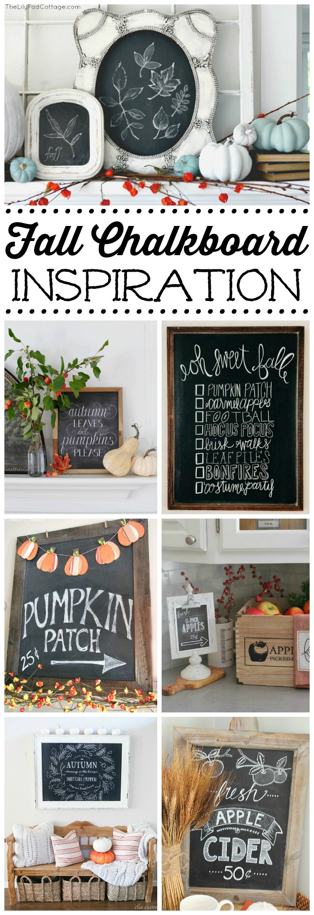 Fall Chalkboard Inspiration - Clean and Scentsible